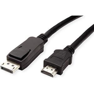 Roline VALUE DisplayPort kabel v1.1, DP(M) - HDTV(M), 1.0m