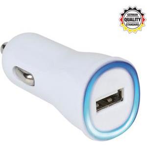 Auto punjač Vivanco, 2.1A, USB, bijeli