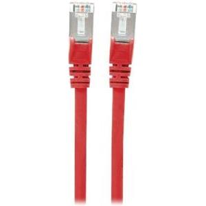 S/FTP 26 AWG, CAT7 Raw Cable, CAT6a Modular plugs, 3 m, Red