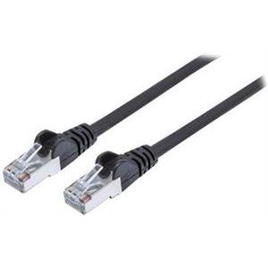 S/FTP 26 AWG, CAT7 Raw Cable, CAT6a Modular plugs, 10 m, Black