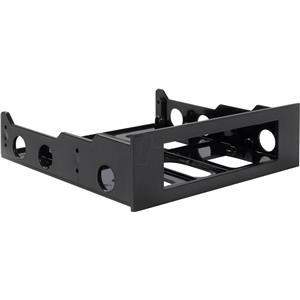 3.5 to 5.25 Front Bay Adapter - Mount 3.5 HDD in 5.25 Bay - Hard Drive Mounting Bracket w/ Mounting Screws (BRACKETFDBK) - storage bay adapter