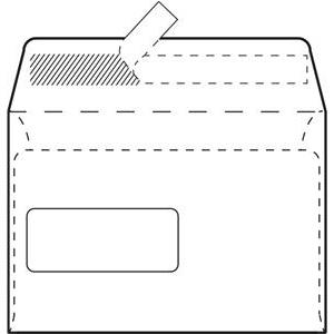 Kuverte C5-BB/PL strip 90g pk1000 Lipa Mill