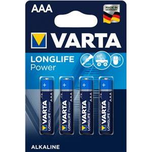 Baterija alkalna 1,5V AAA High Energy pk4 Varta LR03 blister