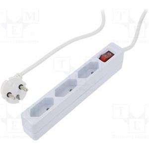 LogiLink - Slim - power strip - 1700 Watt