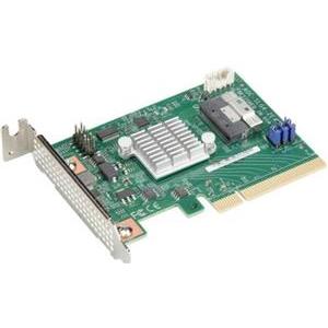 Supermicro AOC-SLG4-2E4T Dual-Port Gen-4 Internal NVMe Host Bus Adapter