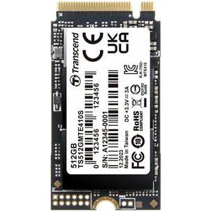 Transcend 512GB, M.2 2242,PCIe Gen4x4, NVMe, 3D TLC, TS512GMTE410S