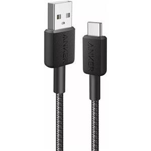 ANKER 322 USB-A TO USB-C CABLE NYLON, 1.8M CRNI-KABEL