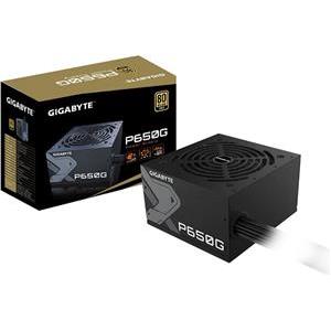 GIGABYTE P650G Power Supply 650W, 80+ Gold, Japanese capacitors, 120mm smart fan, EU plug