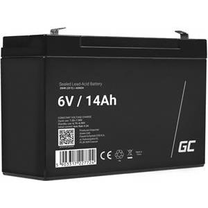 Green Cell Ersatzbatterie AGM34 6V/14Ah