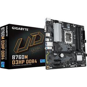 GIGABYTE MB B760M D3HP DDR4 (LGA1700, 4x DDR4 128GB, 1x PCI-E 4.0 x16x16, 2x PCI-E 3.0 x1x1, 2x M.2 PCIe 4.0, 4x SATA, 2x USB 2.0, 1x DP, 1x HDMI, GbE LAN, mATX, Retail)