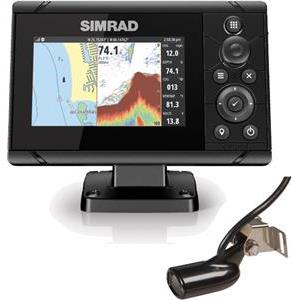 Simrad Cruise-9 w/ World Basemap and 83/200kHz Transducer, 000-15000-001