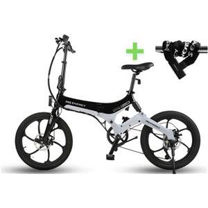 MS ENERGY eBike i20 Black Grey + SL-10