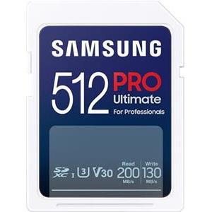 SD Card 512GB Samsung SDXC PRO Ultimate CL10 retail