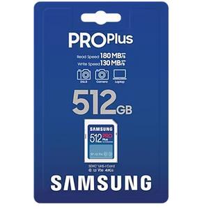 SD Card 512GB Samsung SDXC PRO Plus 2023CL10 retail