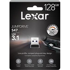 USB Flash Drive Lexar JumpDrive S47, 128GB, USB 3.1, 250 MB/s