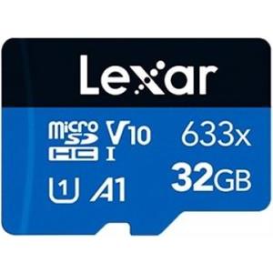 Micro SDHC card Lexar High-Performance 633x, 32GB, 100MB/s, U1, V10, A1, UHS-I