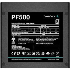 PSU ATX DeepCool PF500, 500W, 80 Plus, Black