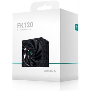 Fan DeepCool FK120 3 IN 1 PWM, 120mm, 3 Pack + Controller, Black