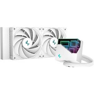 AIO Liquid Cooler DeepCool LT520, 240mm, RGB, white