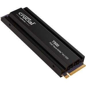 Crucial T500 4TB PCIe Gen4 NVMe M.2 SSD with heatsink; CT4000T500SSD5