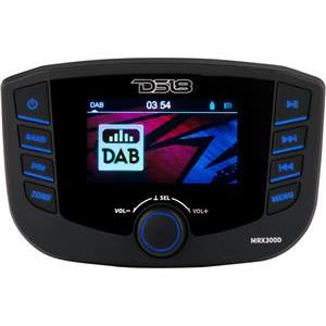 Marine radio DS18, MRX300D, 4x50W RMS, LCD 3