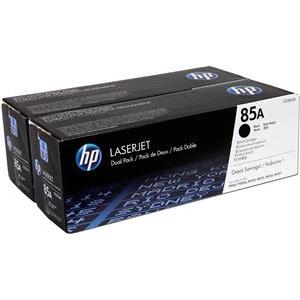 HP 85A Black Dual Pack LaserJet Toner Cartridges