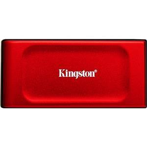 Kingston SSD 1TB XS1000 Red External USB 3.2 Gen 2 Portable Solid State Drive, SXS1000R/1000G