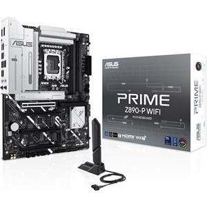 ASUS Prime Z890-P WiFi, DDR5, PCIe 5.0, USB 3.2, SATA3, DisplayPort, 2.5GbE LAN, WiFi 7, LGA1851, ATX