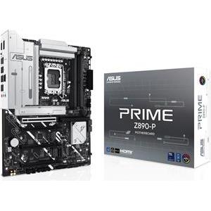 ASUS Prime Z890-P, DDR5, PCIe 5.0, USB 3.2, SATA3, DisplayPort, 2.5GbE LAN, LGA1851, ATX