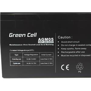 Green Cell (AGM05) baterija AGM 12V 7.2Ah