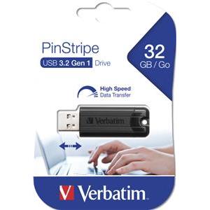 Verbatim USB3.0 Store'n'Go PinStripe 32GB, crni