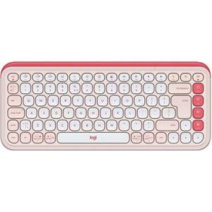 Keyboard Logitech POP Icon Keys, Bluetooth, Off-White/Rose, SLO g.