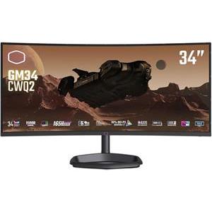 Monitor 34'' (87 cm) UWQHD VA 180Hz, HDR400, Curved, 2xHDMI, DisplayPort, USB-C DP Alt, Speakers, Cooler Master GM34-CWQ2