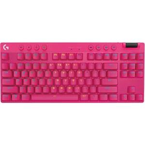 Keyboard Logitech G PRO X TKL, Brown Tactile, Lightspeed, Magenta, SLO g.