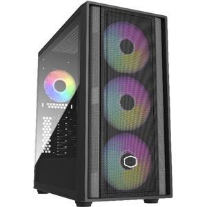 Case Cooler Master MasterBox 600, ATX, Midi-Tower, ARGB, Tempered Glass, Black