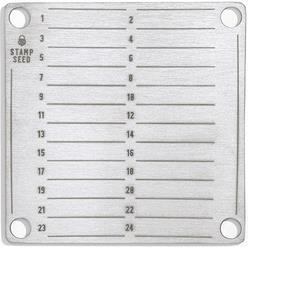 Stamp Seed Titanium Seed Phrase Storage Plate