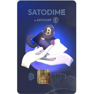 Satochip Satodime, cold storage smart card for crypto, NFC