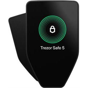 Trezor Safe 5, Crypto hardware wallet, USB-C, Black Graphite