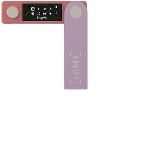 Ledger Nano X Crypto hardware wallet, Pastel Pink