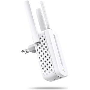 Mercusys bežični pojačivač dometa (Range Extender) 300Mbps, (2.4GHz), 802.11b/g/n, 3×vanjska antena fiksna, WPS tipka