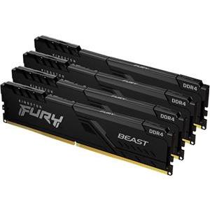 Kingston Fury Beast 64GB DDR4 3200 CL16 (4x16GB) KF432C16BBK4/64