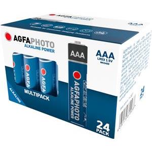 AgfaPhoto Batterie Alkaline Power -AAA LR03 Micro 24St.