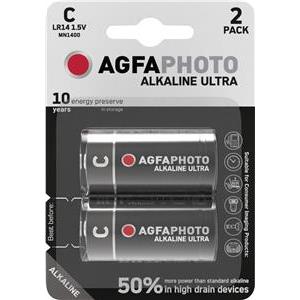 AgfaPhoto Batterie Alkaline Ultra -C LR14 Baby 2St.