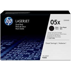 CE505XD 2-pack HP toner 6500 str., 2. komada 