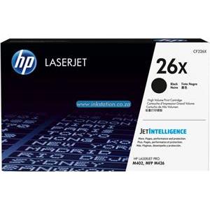 HP 26X High Yield Black Original LJ Toner CF226X