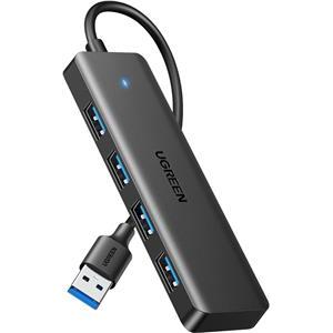 USB HUB UGREEN, USB 3.0 A, 4-portni USB 3.0, sivi