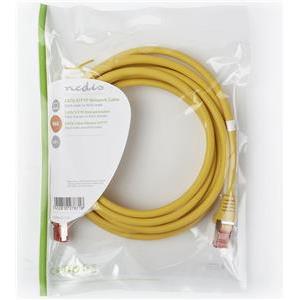 Kabel NEDIS CCGP85221YE30, Patch, CAT6 SFTP, UTP, žuti, 3m