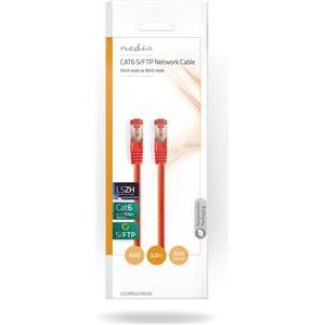 Kabel NEDIS CCGP85221RD10, Patch, CAT6 SFTP, UTP, crveni, 3m