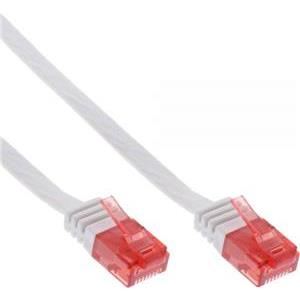 Kabel HQ 71600W, Patch, CAT6, UTP, bijeli plosnati, 10m