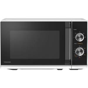 SOLO Microwave Oven, 23 Litres, Rotating Plate with Storage, Timer, Built-in LED Lights, 800 W, color:White, Dimensions: 442*368*260 mm